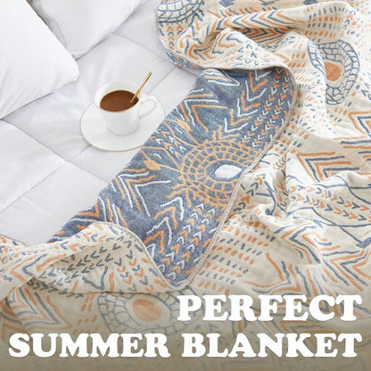 Indian Arrow Reversible Cotton Sofa Throw